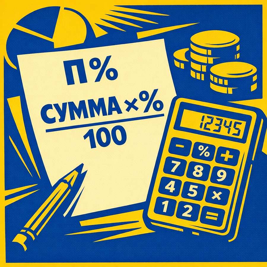 как рассчитать процент от суммы